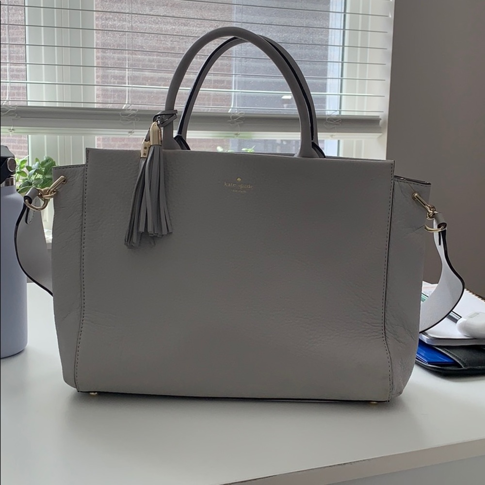 Light Grey Kate Spade Handbag